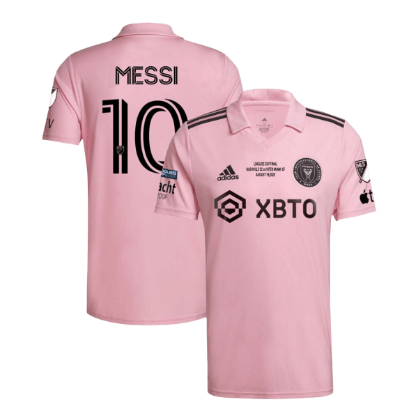 MESSI #10 Inter Miami CF Home Soccer Jersey 2023 - Leagues Cup Final