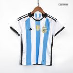 Argentina Home Kids Jerseys Kit 2022 - Three Stars