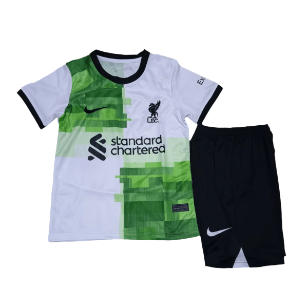 Liverpool Away Kids Jerseys Full Kit 2023/24