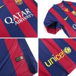 Barcelona Home Kids Soccer Jerseys Kit 2014/15