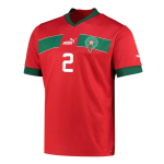 HAKIMI #2 Morocco? Home Jersey World Cup 2022