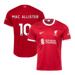 MAC ALLISTER #10 Liverpool Home Jersey 2023/24