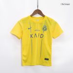 Al Nassr Home Kids Soccer Jerseys Kit 2023/24