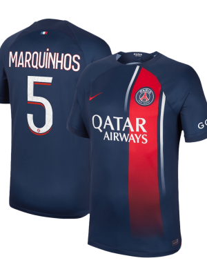 MARQUINHOS #5 PSG Home Jersey 2023/24