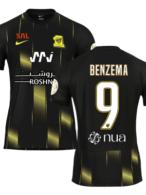 BENZEMA #9 Al Ittihad Saudi Third Away Soccer Jersey 2023/24