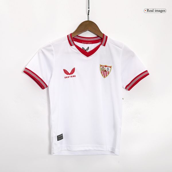 Sevilla Home Kids Soccer Jerseys Kit 2023/24