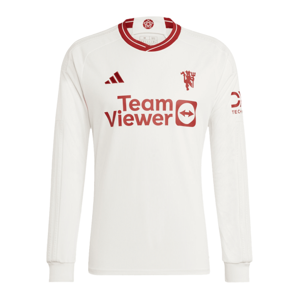 Manchester United Third Away Long Sleeve Soccer Jersey 2023/24