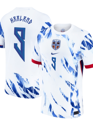 HAALAND #9 Norway Away Soccer Jersey 2024