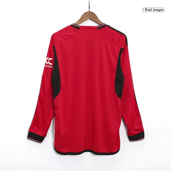 Manchester United Home Long Sleeve Soccer Jersey 2023/24