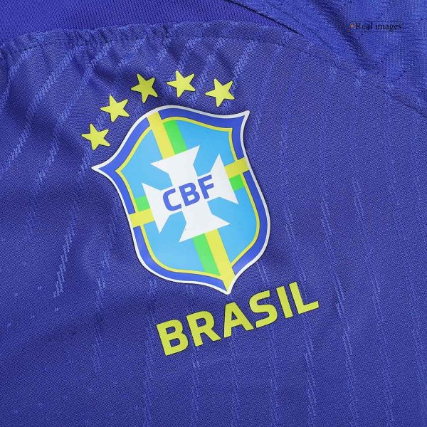 Brazil Away Authentic Soccer Jersey 2022