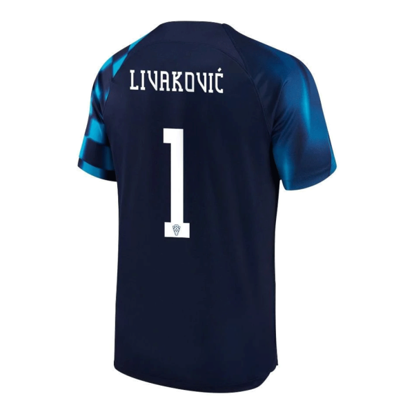 LIVAKOVI? #1 Croatia Away Jersey World Cup 2022