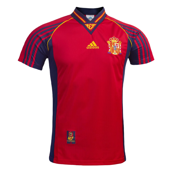 Vintage Soccer Jersey Spain Home 1998