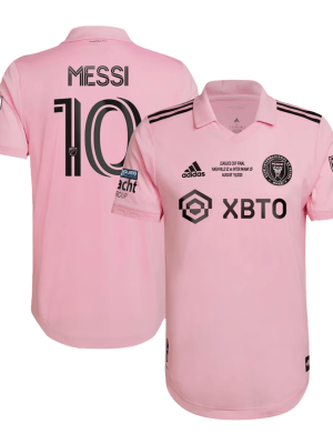 MESSI #10 Inter Miami CF Home Authentic Soccer Jersey 2023 - Leagues Cup Final