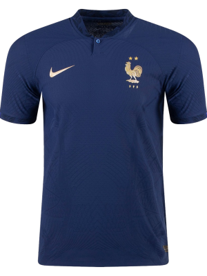 France Home Authentic Jersey World Cup 2022