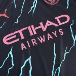 Manchester City Third Away Long Sleeve Soccer Jersey 2023/24