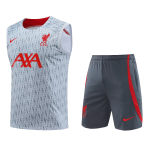 Liverpool Jerseys Sleeveless Training Kit 2023/24 Gray