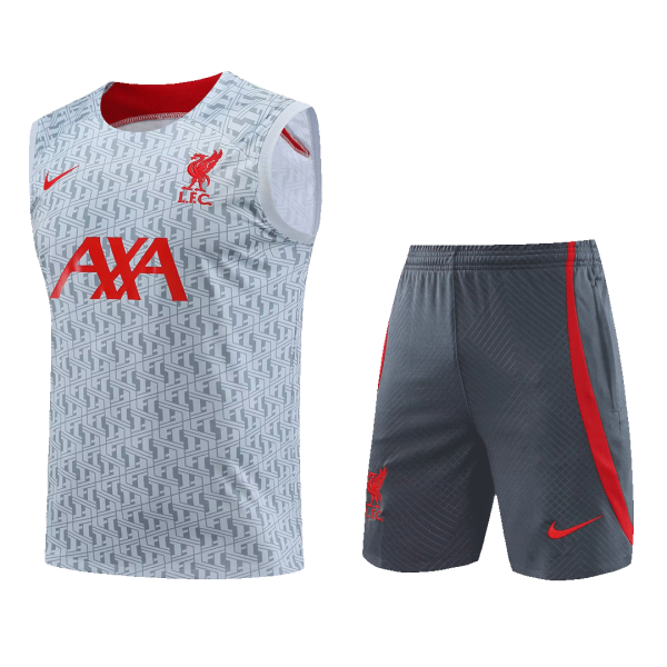 Liverpool Jerseys Sleeveless Training Kit 2023/24 Gray