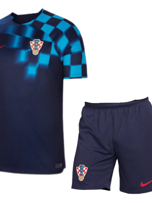 Croatia Away World Cup Jerseys Kit 2022