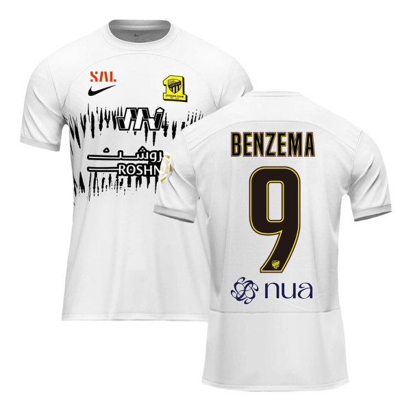 BENZEMA #9 Al Ittihad Saudi Away Soccer Jersey 2023/24