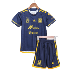 Tigres UANL Away Kids Soccer Jerseys Kit 2023/24