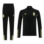 Argentina 1/4 Zip Tracksuit 2023/24 Black