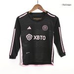 Inter Miami CF Away Long Sleeve Kids Soccer Jerseys Kit 2023/24