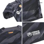 Barcelona Goalkeeper Kids Jerseys Kit 2023/24