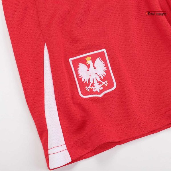 Poland Home Kids Soccer Jerseys Kit EURO 2024