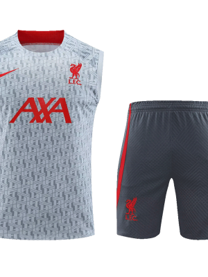 Liverpool Jerseys Sleeveless Training Kit 2023/24 Gray