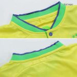 Brazil Home Kids Soccer Jerseys Kit 2022