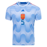 SERGIO #5 Spain Away Jersey World Cup 2022