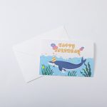 1 Pcs Random Style Personalized Birthday Greeting Card