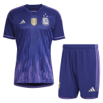 Argentina Away World Cup Jerseys Kit 2022 - Three Stars