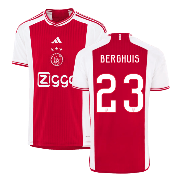 BERGHUIS #23 Ajax Home Soccer Jersey 2023/24