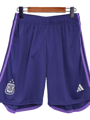 Argentina Away Soccer Shorts 2022 - Three Stars