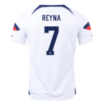 REYNA #7 USA Home Jersey World Cup 2022