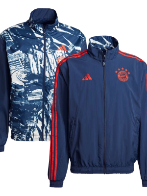 Bayern München Reversible Anthem Jacket 2023/24 Navy