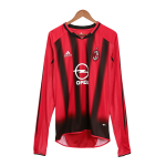 Vintage Soccer Jersey AC Milan Home Long Sleeve 2004/05