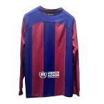 Barcelona Home Long Sleeve Soccer Jersey 2023/24