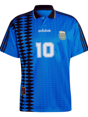 Vintage Soccer Jersey #10 Argentina Away 1994