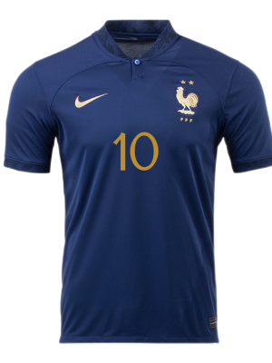 MBAPPE #10 France Home Jersey Shirt World Cup 2022