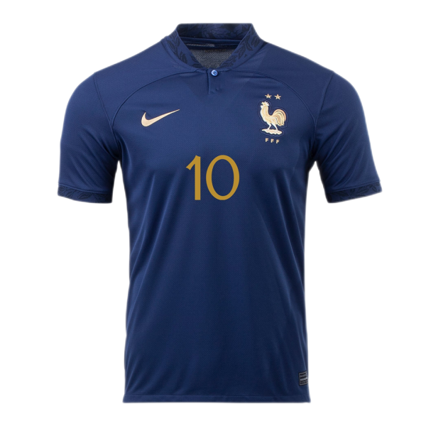 MBAPPE #10 France Home Jersey Shirt World Cup 2022