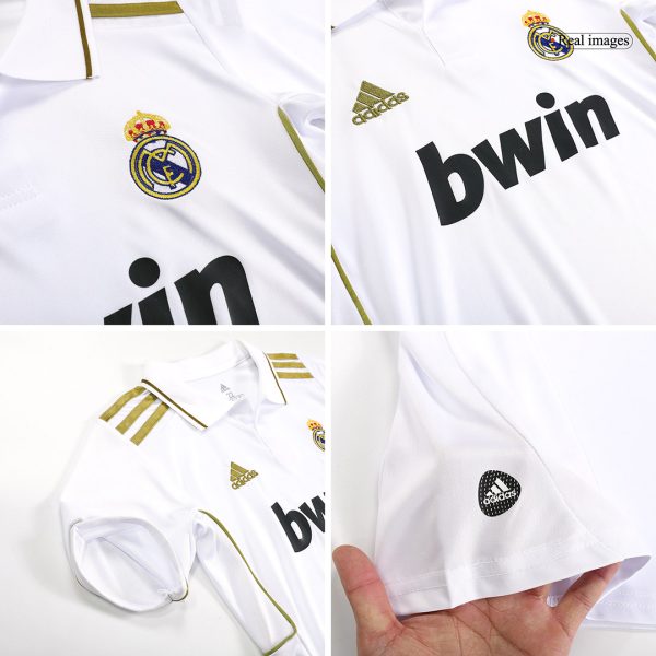 Real Madrid Home Kids Soccer Jerseys Kit 2011/12