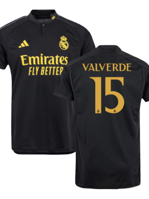 VALVERDE #15 Real Madrid Third Away Soccer Jersey 2023/24