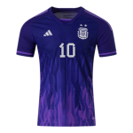 Messi #10 Argentina Away Authentic Jersey World Cup 2022