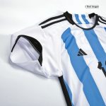 New MESSI #10 Argentina Three Stars Home 2022 Champion Jersey