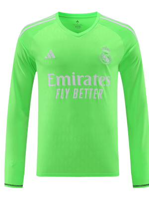 Real Madrid Goalkeeper Long Sleeve Soccer Jersey 2023/24