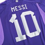 New MESSI #10 Argentina Three Stars Away World Cup 2022 Champion Jersey