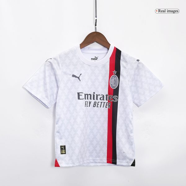 AC Milan Away Kids Soccer Jerseys Kit 2023/24