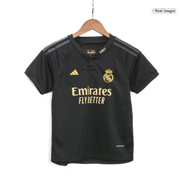 Real Madrid Third Away Kids Soccer Jerseys Kit 2023/24